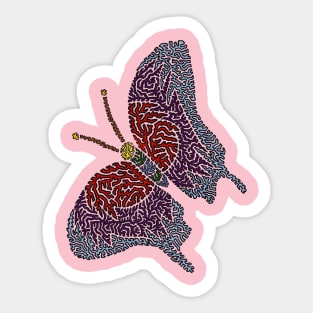 Spring Butterfly Sticker